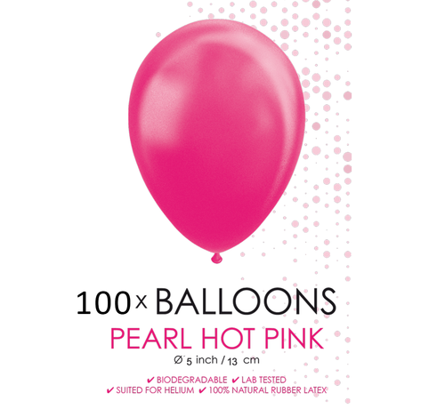 100 Kleine ballonnen parel pink