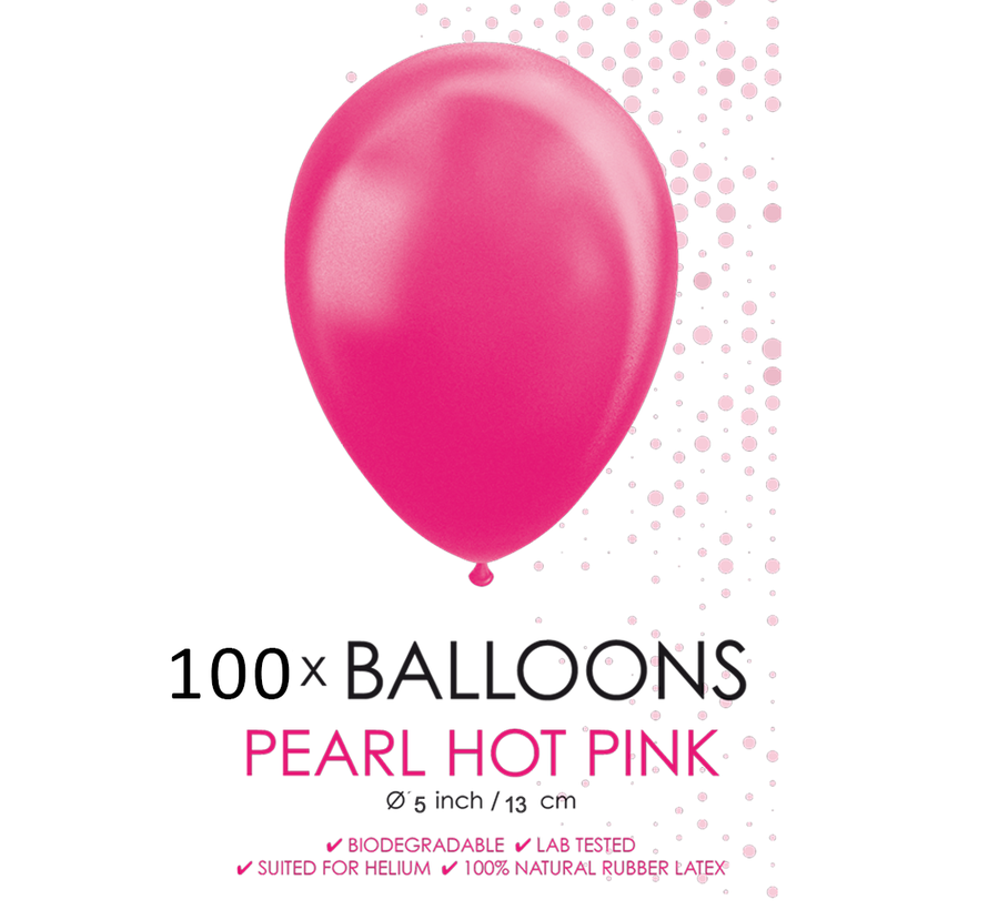 100 Kleine ballonnen parel pink