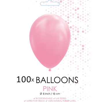 5 inch ballonnen roze