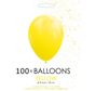 Kleine 5 inch ballonnen geel 100 st