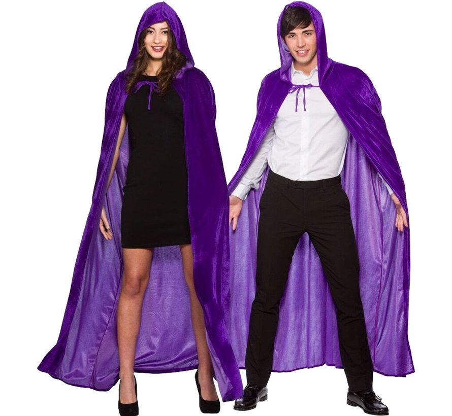 Cape met capuchon Dawn purple