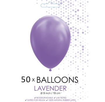 Ballonnen lavendel 5 inch