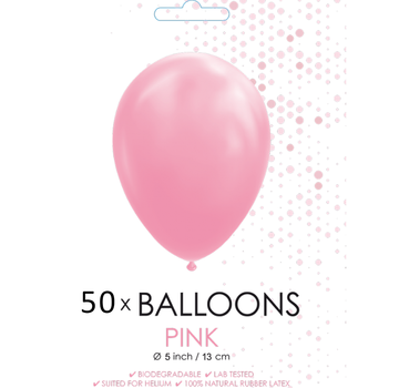 Ballonnen baby roze 5 inch