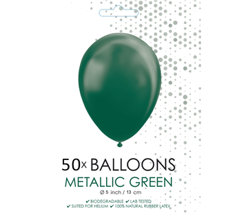 Metallic groen ballonnen klein