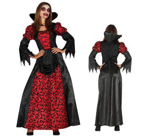 Volwassen vampier jurk dames