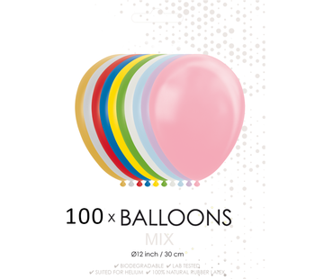 100 ballonnen mix