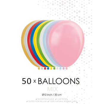 50 ballonnen mix