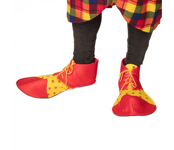 Stoffen clownsschoenen