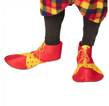 Stoffen clownsschoenen
