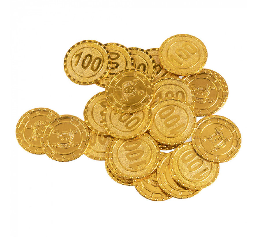 Piraten munten set van 24 dukaten