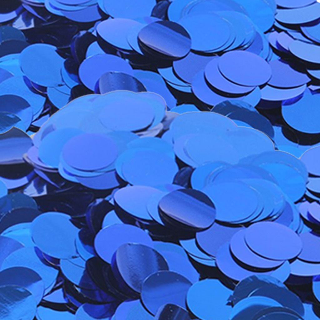 Kleine glitter confetti metallic blauw Partycorner.nl