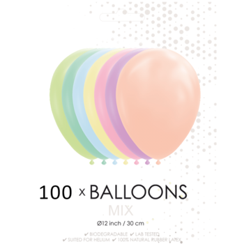 Macaron pastel ballonnen