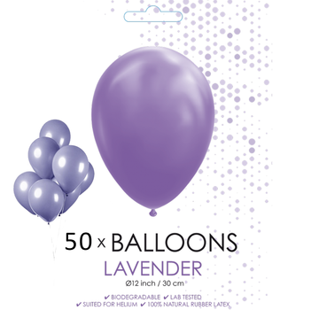 50 ballonnen lavendel