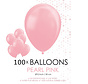 100 Parel roze ballonnen 30 cm