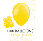 100 Parel gele ballonnen 30 cm
