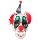 Killer clown decoratie met beweegbare kaak