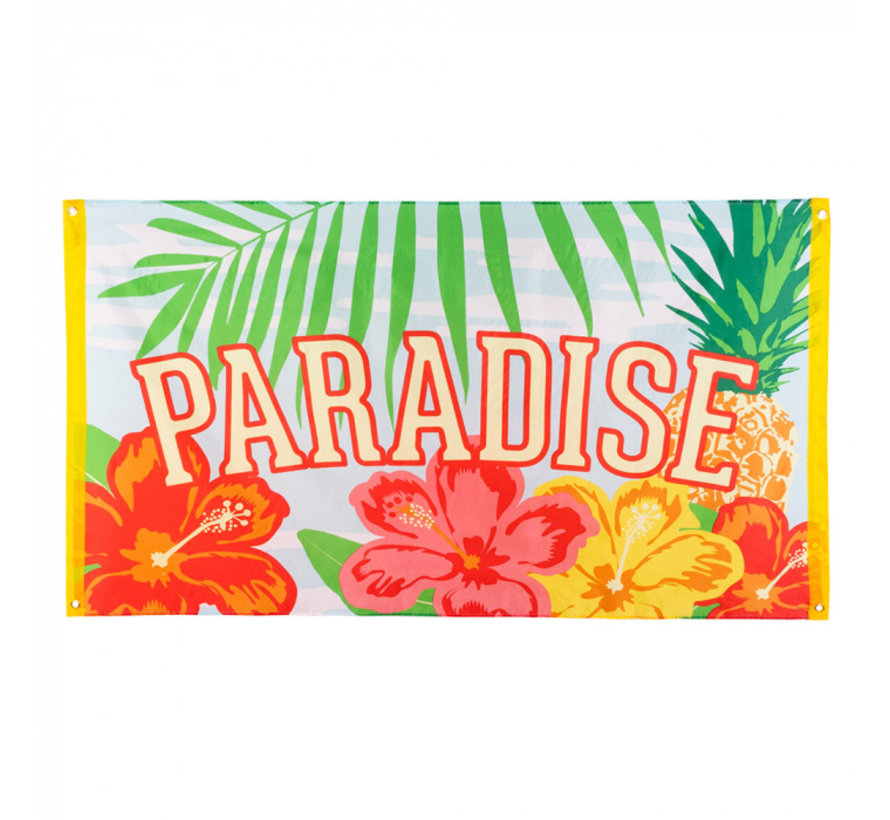 Polyester tropische vlag 'Paradise'