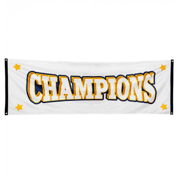 Polyester banner 'Champions'