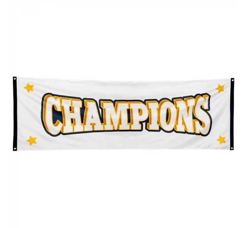 Polyester banner 'Champions'