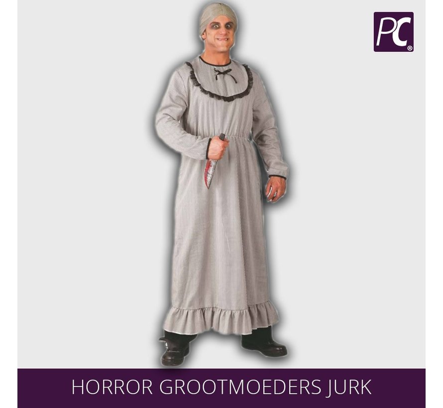 Horror grootmoeders jurk Halloween