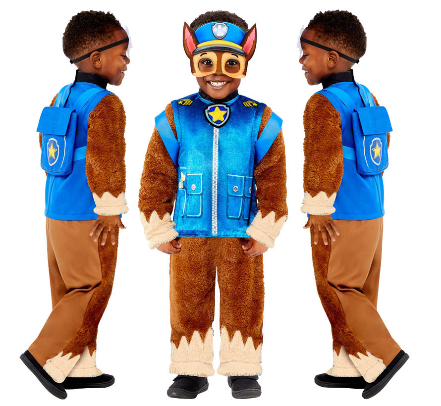 Luxe Paw Patrol Chase verkleedkleding voor kinderen