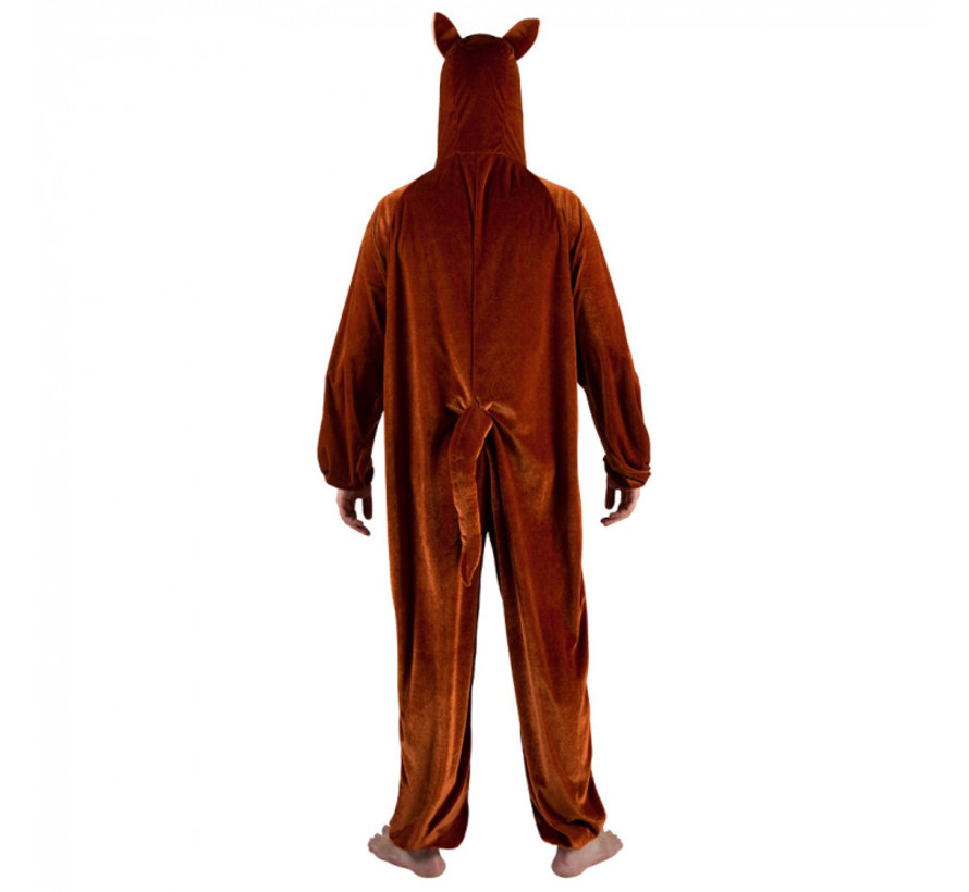 Kangoeroe onesie volwassen