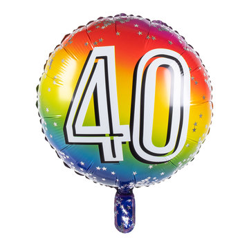 Ronde folieballon 40
