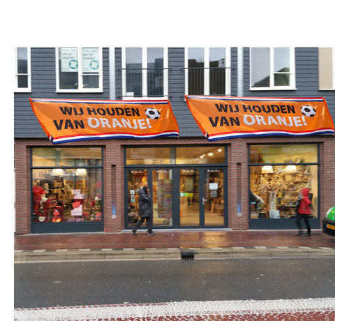 2 EK spandoeken wij houden van oranje