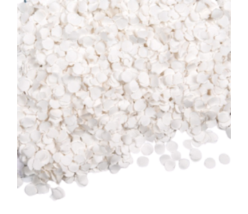 Witte confetti 100 gram