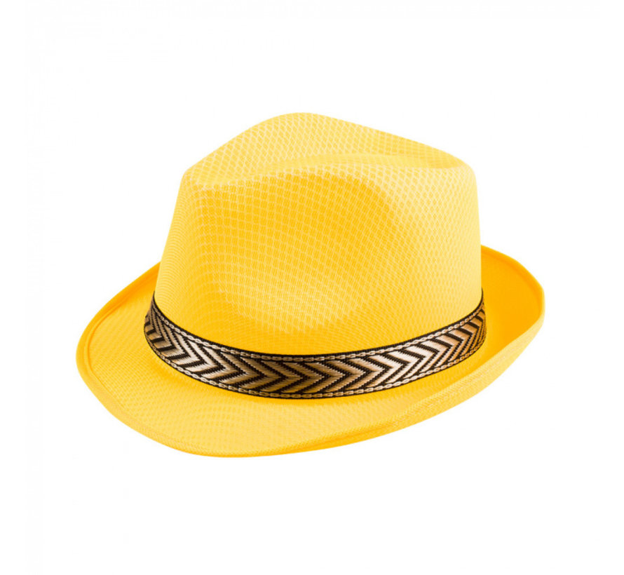 Gangster hoed geel voor volwassenen