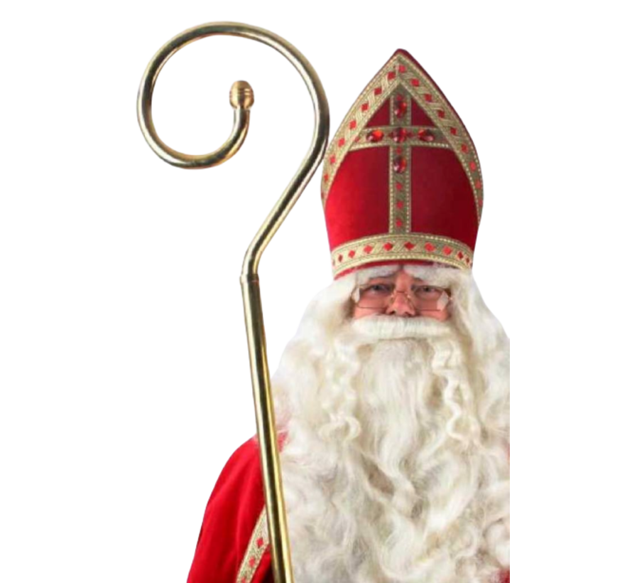 Sinterklaasstaf 5 delig van metaal