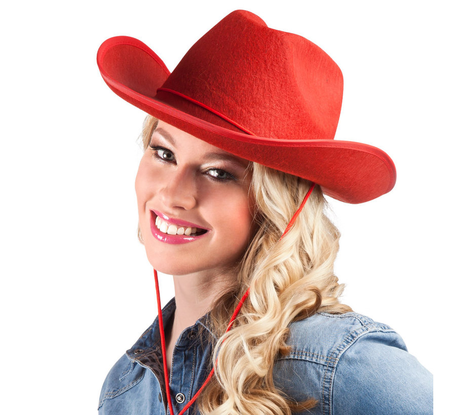 Hoed Rodeo rood