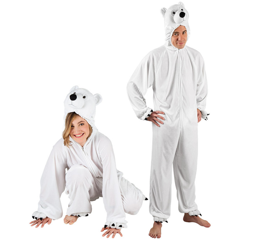 IJsbeer onesie volwassenen