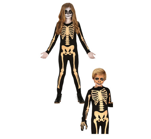 Catsuit skelet kinderen