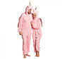 Eenhoorn onesie volwassenen roze