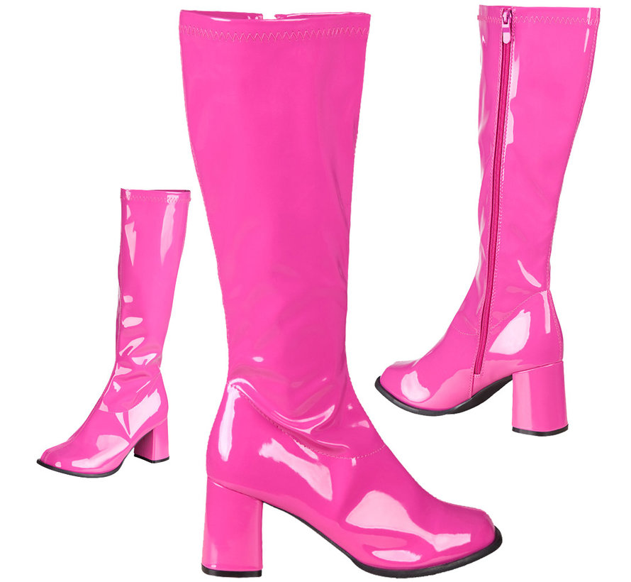 Hippe laarzen hard roze