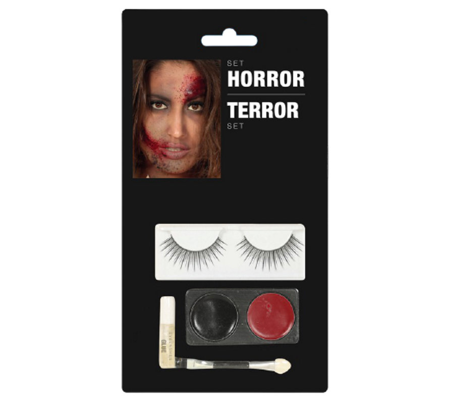 Oog makeup horror set