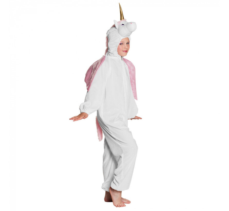 Eenhoorn onesie kind wit