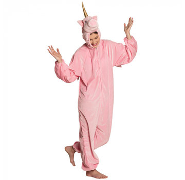 Eenhoorn onesie tiener roze