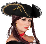 Dames piraten hoed captain
