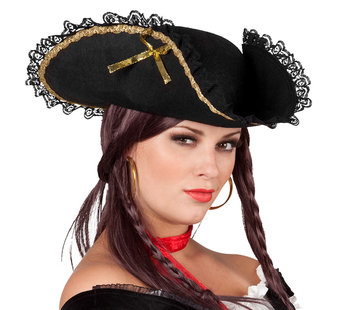 Dames piraten hoed captain