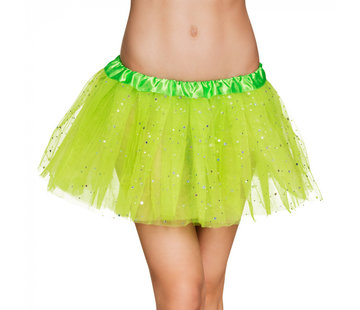 Neongroene twinkel tutu