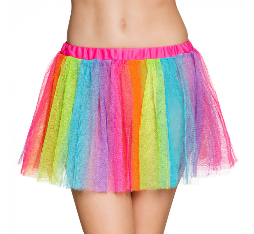 Regenboog tutu stretch