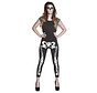 Halloween legging met botten print