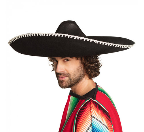 Grote heren zwarte Sombrero