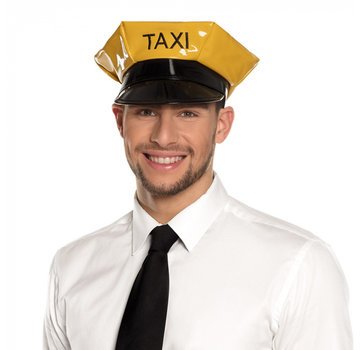 Gele taxi pet