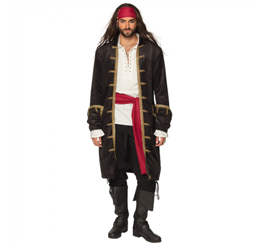 Goedkope mannen piraten jas