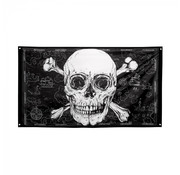 Polyester piraten vlag