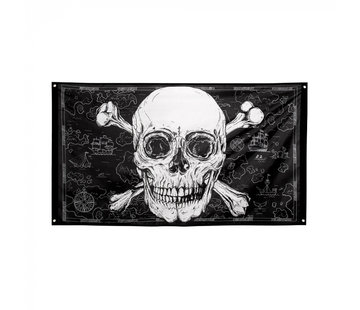 Polyester piraten vlag