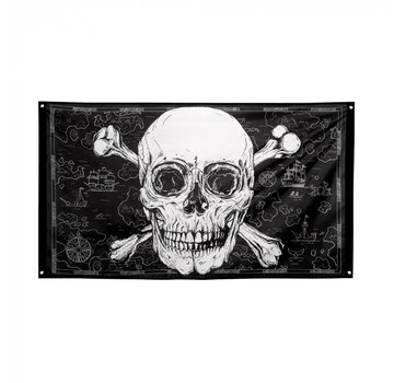 Polyester piraten vlag